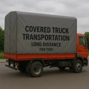 Covered Truck Transportation - Long Distance (per trip)