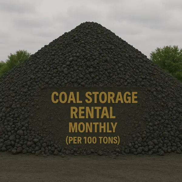 Coal Storage Rental - Monthly (per 100 tons)