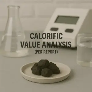 Calorific Value Analysis (per report)