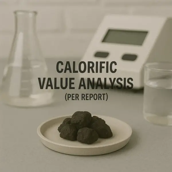 Calorific Value Analysis (per report)